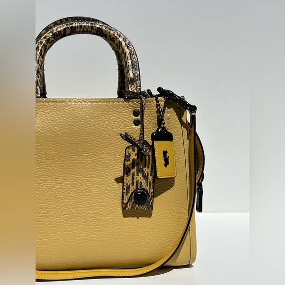 COACH Rogue 25 With Colorblock Snakeskin Detail - Picture 6 of 16